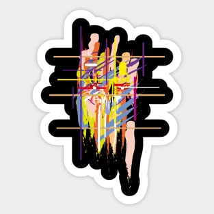 abstract - power symbol Sticker